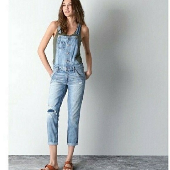 american eagle jean overalls